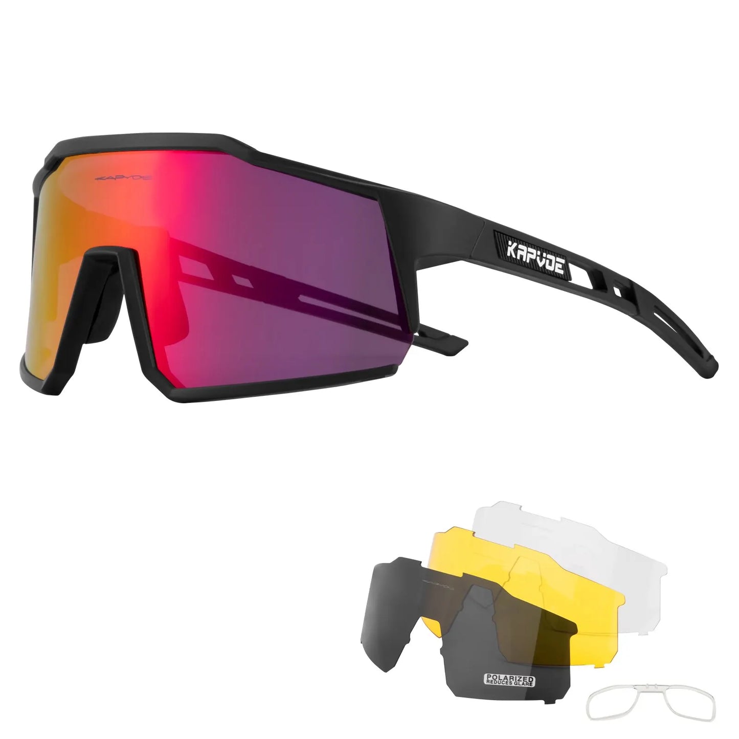 Kapvoe Cycling Glasses Polarized MTB Road Bike Glasses UV400 Protection Sunglasses Ultra Light Sport Eyewear Equipment Beauty World Shop