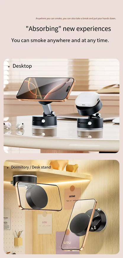 Car mobile phone magnetic Stand 2025 New type suction cup vacuum adsorption car special fixed mobile phone stand Beauty World Shop