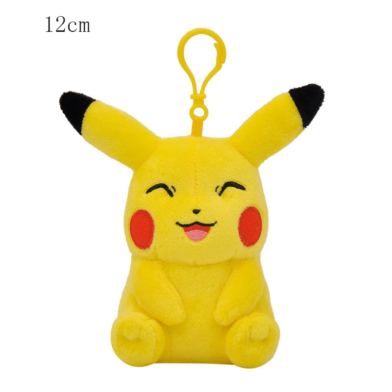 Pikachu Plush Keychain Cartoon Toys Charmander Psyduck Squirtle Snorlax  Doll Kids Kawai Toy Gift 12Cm Beauty World Shop