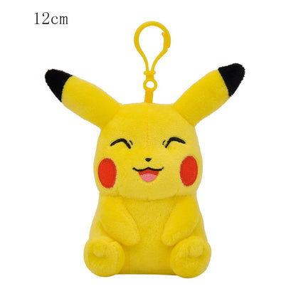 Pikachu Plush Keychain Cartoon Toys Charmander Psyduck Squirtle Snorlax  Doll Kids Kawai Toy Gift 12Cm Beauty World Shop