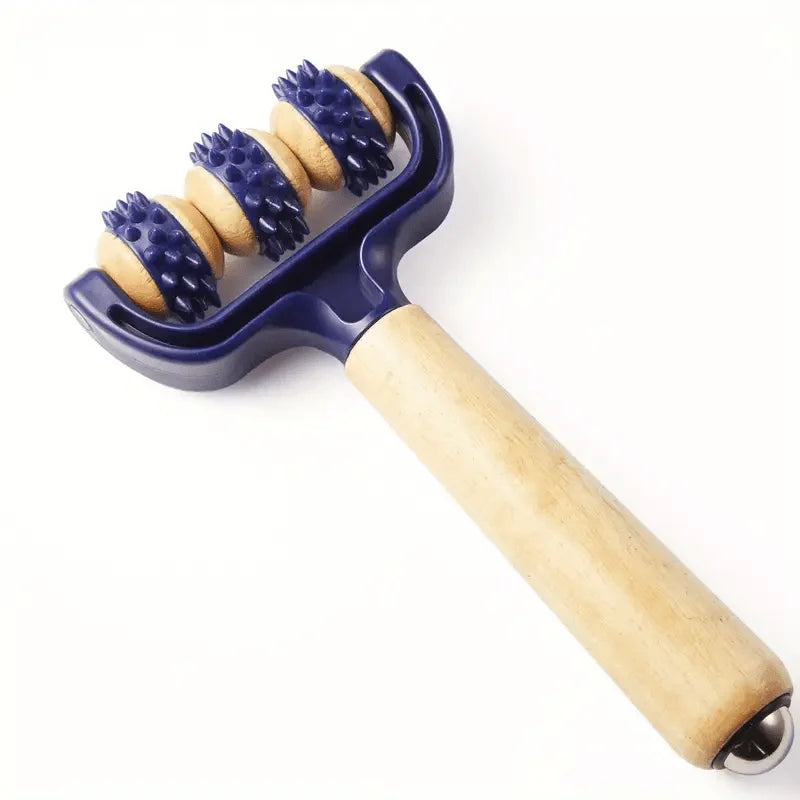 1PC T-Shaped Massage Roller - Multifunctional Deep Tissue Massager for Face, Legs, Abdomen & Body, Portable for Travel/Home Beauty World Shop