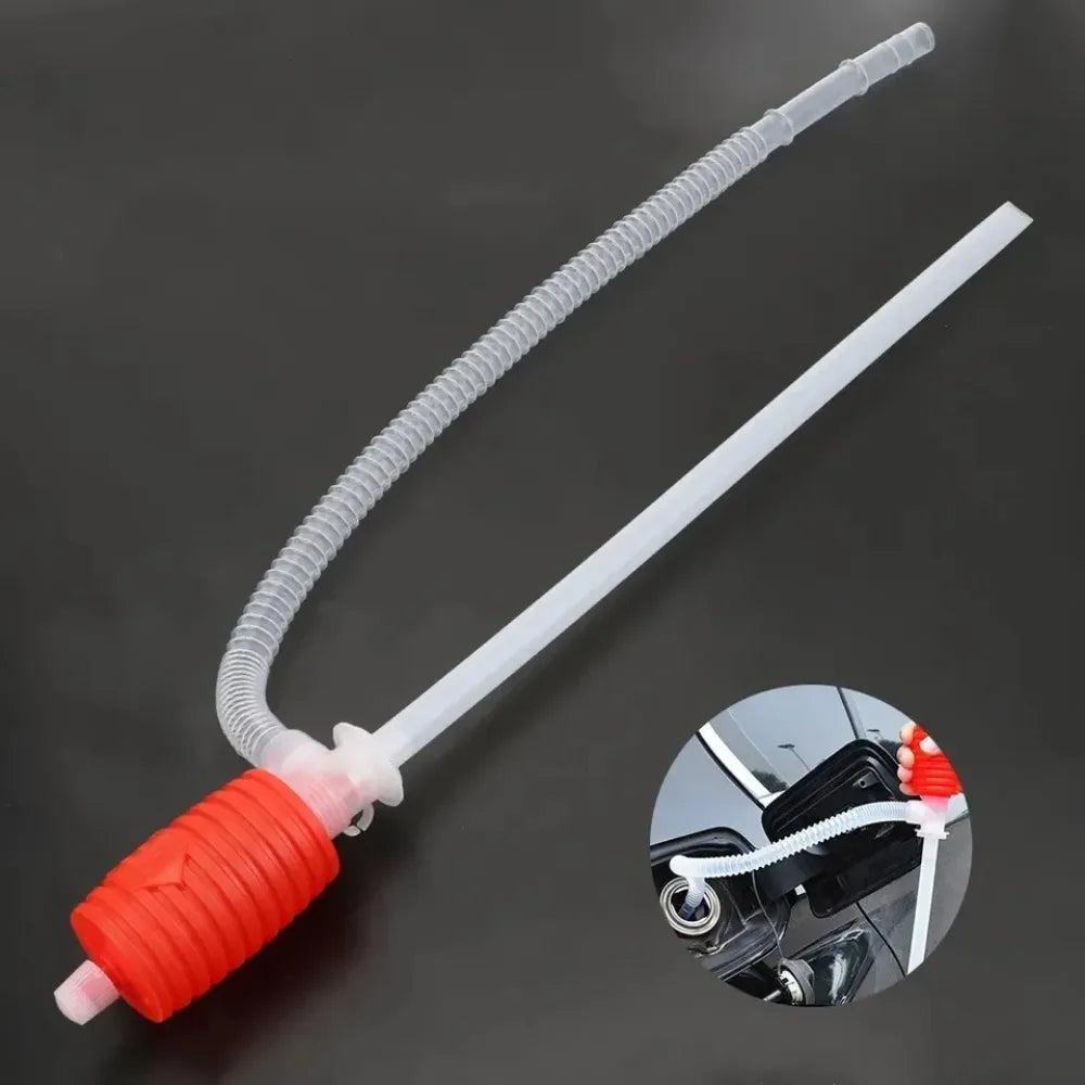 Portable manual fuel pump suction design portable fuel transfer pump for emergency use chemical-tolerant liquid transfer pump Beauty Trend Shop