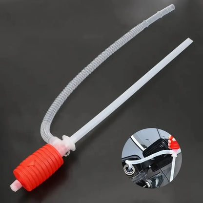 Portable manual fuel pump suction design portable fuel transfer pump for emergency use chemical-tolerant liquid transfer pump Beauty Trend Shop