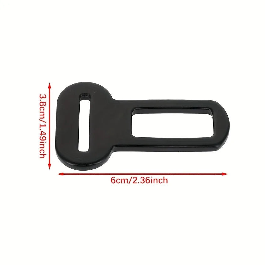 2/4 Pet Seat Belt Adapters - Car Metal Clips for Pet Leashes, Compatible with Truck & Car Seats Beauty World Shop