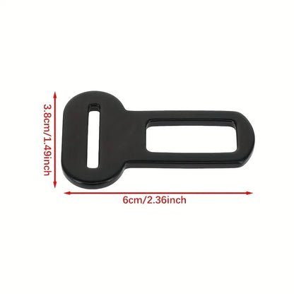 2/4 Pet Seat Belt Adapters - Car Metal Clips for Pet Leashes, Compatible with Truck & Car Seats Beauty World Shop