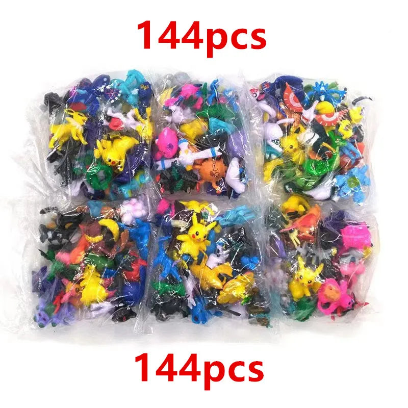 1-144 PCS Gift Box Christmas Gift Action Figure Toys Genuine  Anime Figure Toys For Children Beauty World Shop