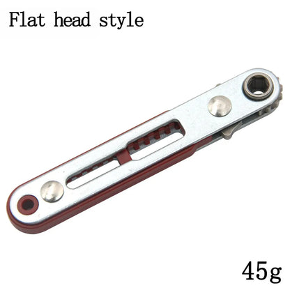 Multifunctional Bidirectional Forward and Reverse Ratchet Screwdriver Elbow Flat Head Wrench Cross Screwdriver Slotted Tool Beauty World Shop