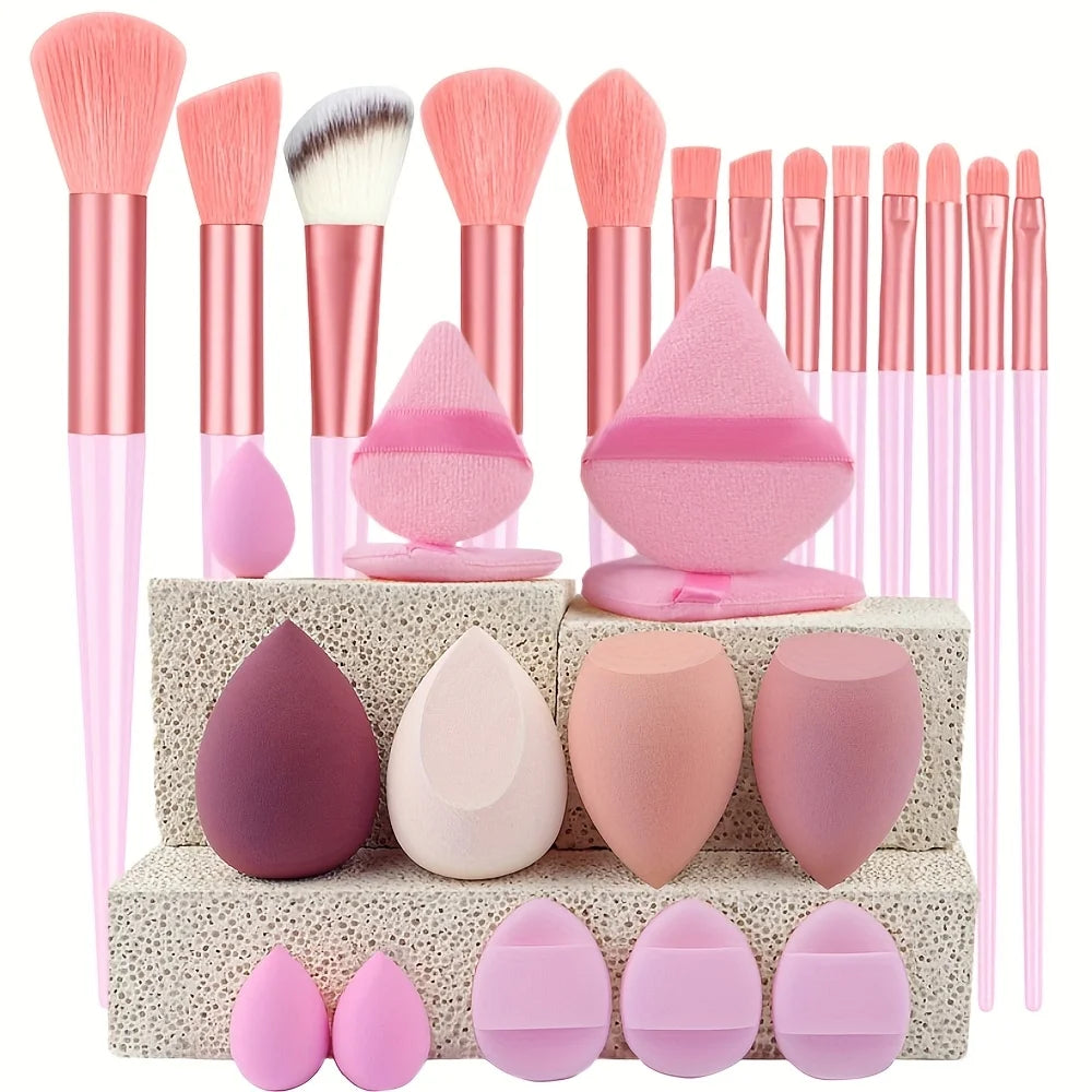 Makeup Brushes 8-29Pcs Makeup Kit Professional Women Cosmetic Soft Powder Brush Eyeshadow Foundation Full Set Travel Beauty Tool Beauty World Shop
