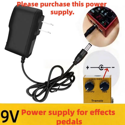 Mini Electric Guitar Effect Pedal Overdrive/Distortion Crunch/US Dream/Chorus/Vintage Phase/Digital Delay/Tremolo Beauty World Shop