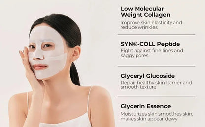Deep Collagen Anti Wrinkle Lifting Mask Collagen Face Mask Overnight, Deep Collagen Mask for Lifting Firming Moisturizing(5Pack) Beauty Trend Shop