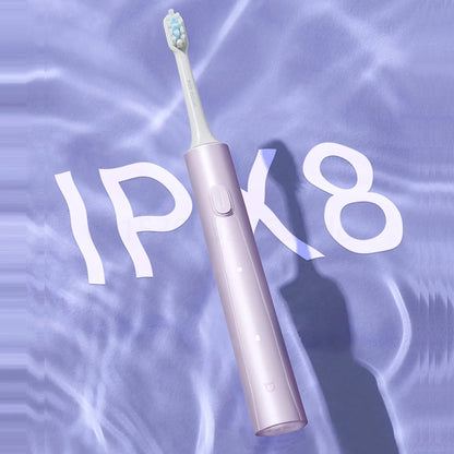 Mijia Sonic Electric Toothbrush T302 3colors 4 Brush Heads IPX8 Water Proof 360° Wireless Charging 4 Modes Cleaning Teeth Beauty World Shop