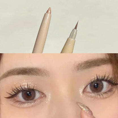 Double head lying Silkworm Pen matte Pearlescent Fine Flash Brightening Shadow Pen Outline pen under eyelid to pen Beauty Trend Shop