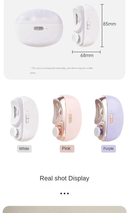 Electric Nail Clipper Grinding and Polishing 2 in 1 Multifunctional Portable Automatic Nail Grinder Electric Manicure Tool Beauty World Shop