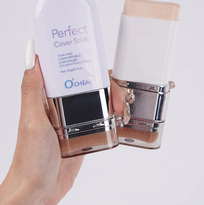 O'CHEAL Perfect Cover Stick Thin And Comfortable Concealer Foundation Cream Stick Instant Natural Waterproof Long-lasting Makeup Beauty World Shop