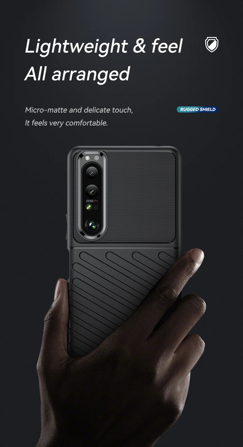 Luxury Shockproof Silicone Phone Case for Sony Xperia 1 III - Soft TPU Protective Cover Beauty World Shop