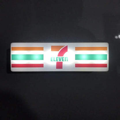 Hot Convenience Store Fridge Magnet Miniature Model Magnetic Attraction Decorate Night Light Atmosphere Light Glowing Signboard Beauty World Shop