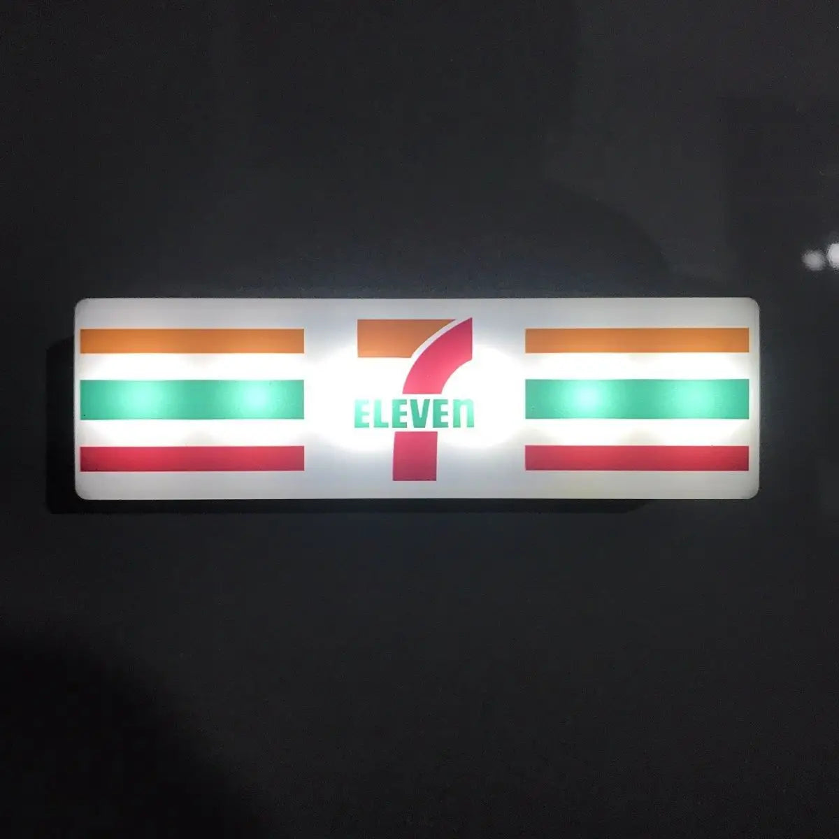 Hot Convenience Store Fridge Magnet Miniature Model Magnetic Attraction Decorate Night Light Atmosphere Light Glowing Signboard Beauty World Shop