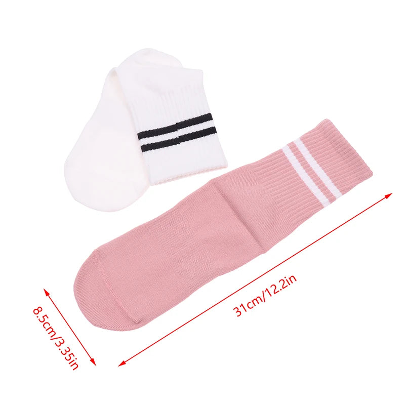 1pair Men's Cotton Non-slip Yoga Socks With Grips Breathable Anti Skid Floor Socks For Pilates Gym Fitness Size 39-44 Beauty World Shop