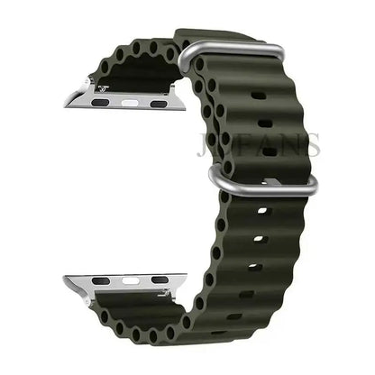 Strap For Apple watch ultra band 49mm 44mm 45mm 41mm 40mm 38mm 44 45 mm 1:1 Original Ocean belt iWatch series 9 10 8 7 se bands Beauty World Shop