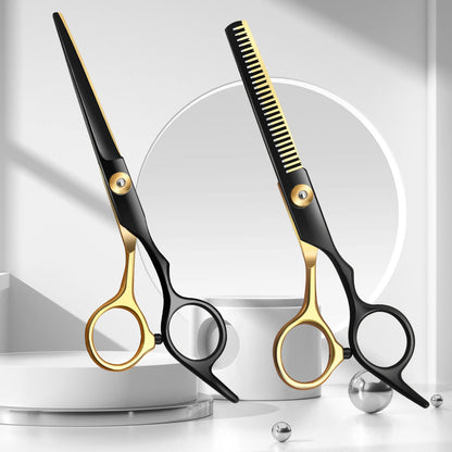 Professional Barber Razor Shear 6 Inch Stainless Steel Hairdressing Scissors Cutting for Men Women Kids Salon Pet Beauty World Shop