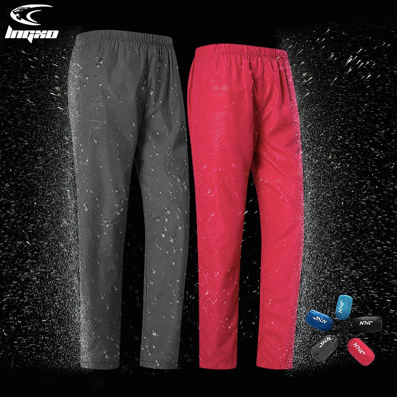 LNGXO Waterproof Hiking Pants Unisex Camping Trekking Climbing Rain Pants Outdoor Sports Quick Dry Mountain Women Men Trousers Beauty World Shop
