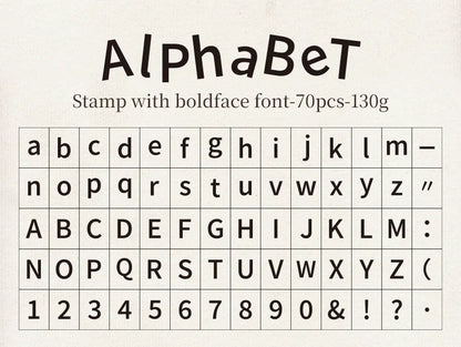 Journal GO 70pcs/set Wooden Rubber Alphabet Letter Number Stamp Set for Card Collage Junk Journal Scrapbooking DIY Standard Seal Beauty World Shop