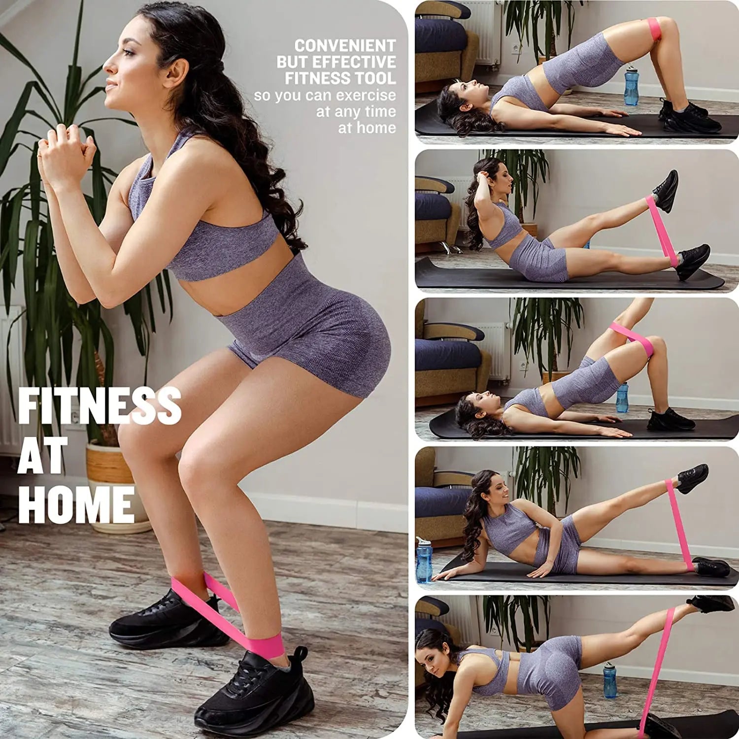 Different Resistance Bands Yoga Band Fitness Exercise Training Hip Tension Band Leg Squat Dance Elastic Loop Stretch Band Beauty World Shop