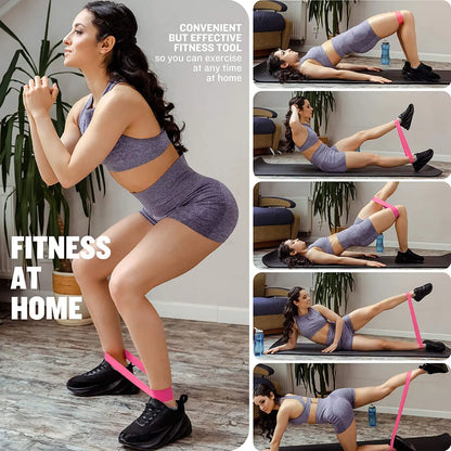 Different Resistance Bands Yoga Band Fitness Exercise Training Hip Tension Band Leg Squat Dance Elastic Loop Stretch Band Beauty World Shop