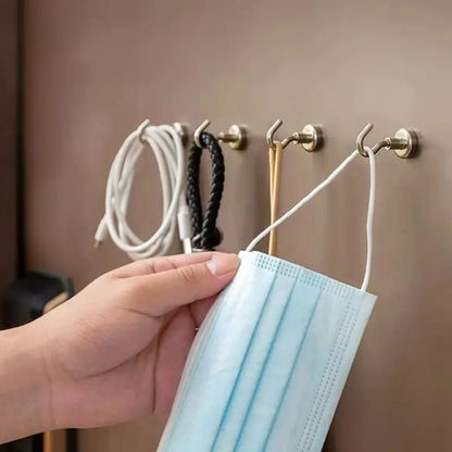 10PCS Strong Magnet Hooks Multi-Purpose Storage Hooks Home Kitchen Bar Storage Hooks Key Storage Hooks Bathroom Hangers Beauty World Shop