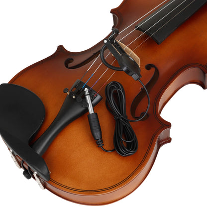 Audio Jack Clip On Pickup for Acoustic Guitar Mandolin Bouzouki Violin Banjo Ukulele Lute Beauty World Shop