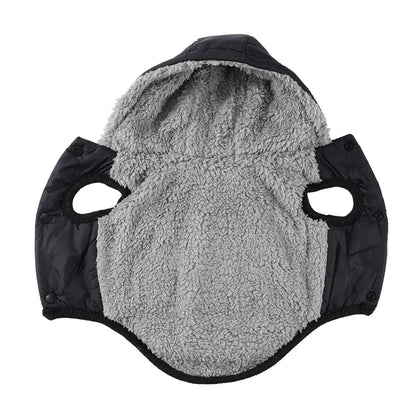 Warm Fleece Dog Coat Hoodie For Small Medium Dogs Winter Puppy Clothes Jacket With D-ring Thick Cozy Pug Dachshund Parka Costume Beauty World Shop