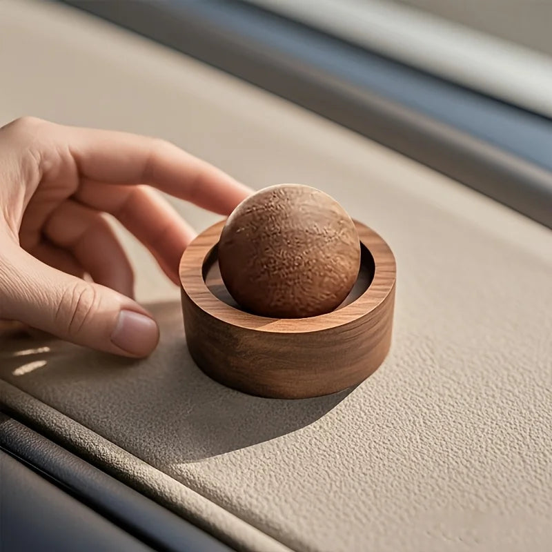 Car & Home Essential Oil Diffuser - Made of Wood Mini Cute Natural Fragrance Diffuser Suitable for Bedroom Living Room Bathroom Beauty World Shop