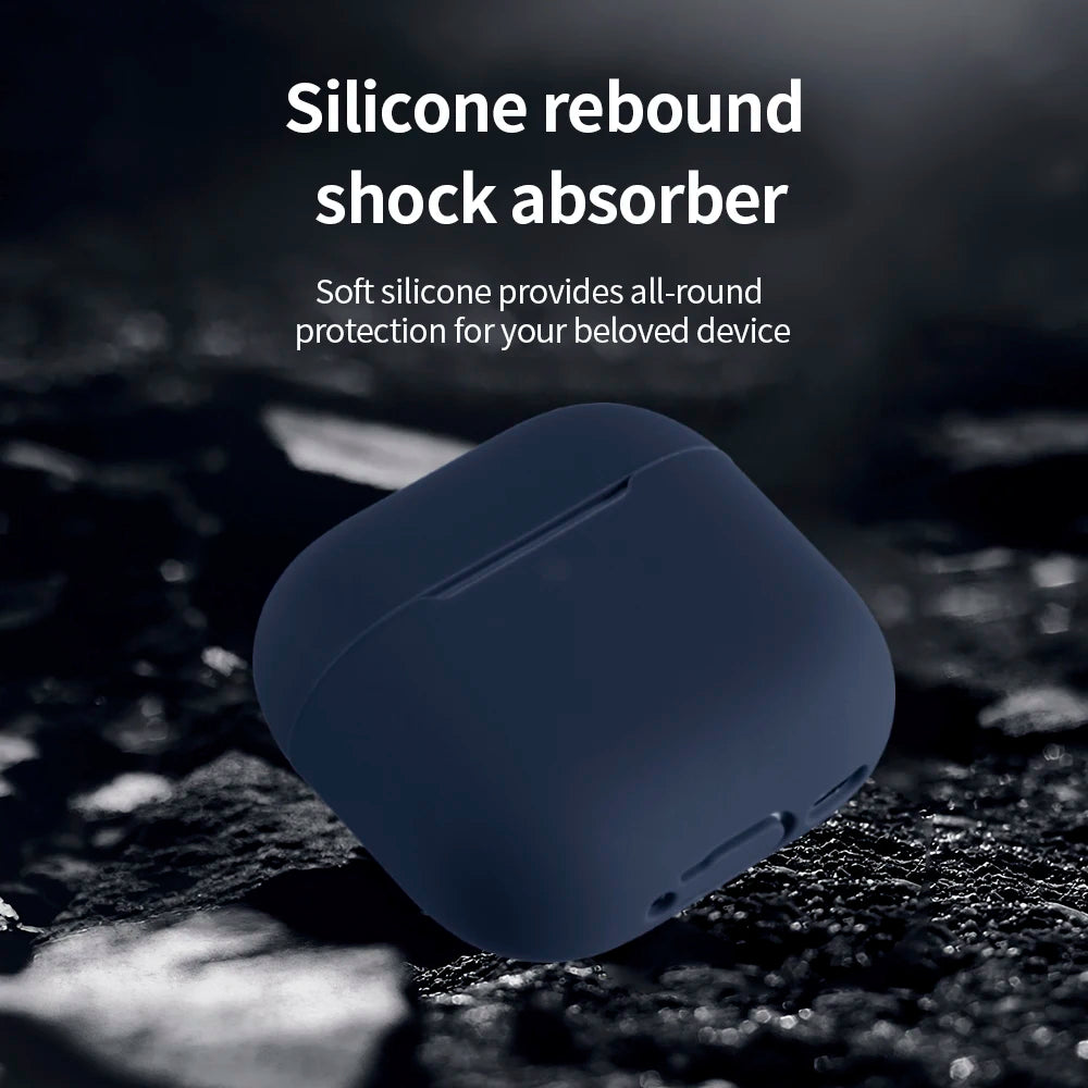 Funda For AirPods 4 Wireless Bluetooth Earphone Silicone Cover Case Ultra-Thin Skin For Apple Airpods 4 4th Generation Cases