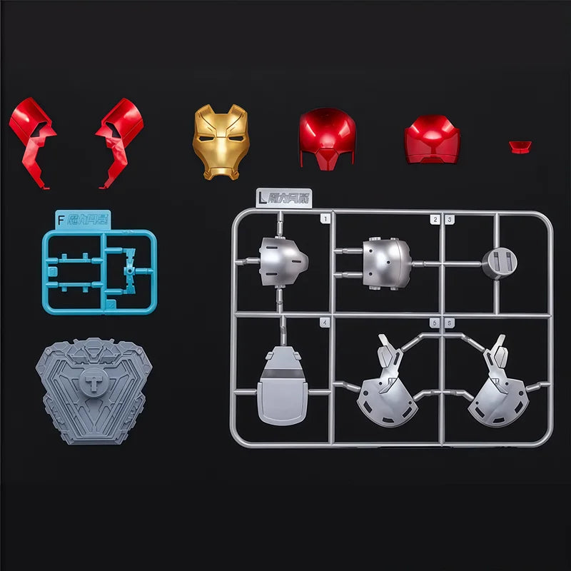 MORSTORM Tony Stark Iron Man Helmet MK7 MK15 MK46 MK85 MK42 MK21 MK 16 Anime Figure Model Assembly Toys Blind Box Christmas Gift Beauty World Shop
