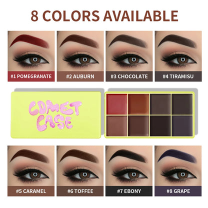Curve Case Cream Eyebrow Cream Blush Highlighter Palette Matte Shimmer Finishes Shadow Tones Long-Lasting Cosmetics Beauty World Shop
