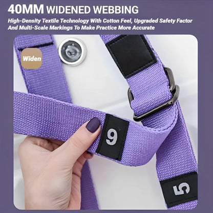 Adjustable Aerial Yoga Strap Pull Rope Women Hammock Stretch Leg Splits Trainer Female Gym Belt Swing Stretching Fitness Beauty World Shop