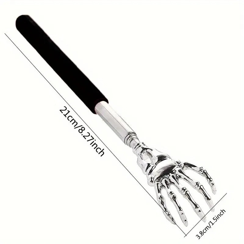 Portable Extendable Back Scratcher Stainless Steel Telescoping Back Scratcher for Both Human and Pets Extendable Back Massager Beauty World Shop