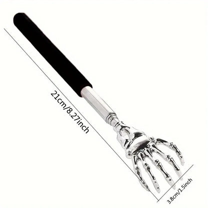 Portable Extendable Back Scratcher Stainless Steel Telescoping Back Scratcher for Both Human and Pets Extendable Back Massager Beauty World Shop