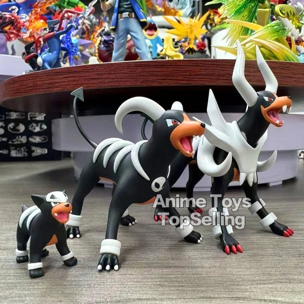 Anime Pokemon Figure Houndoom Evolutionary Action Figures Pvc Collection Model Toys for Children Gifts 2-8cm Beauty World Shop