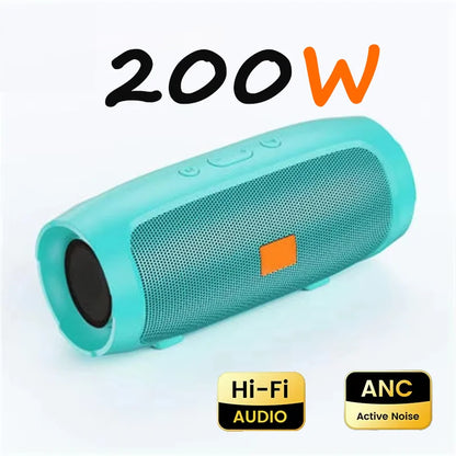 2025NEW ViVO Portable Bluetooth Speaker Wireless High Fidelity Surround Sound Box Outdoor Waterproof Camping Party Loudspeaker