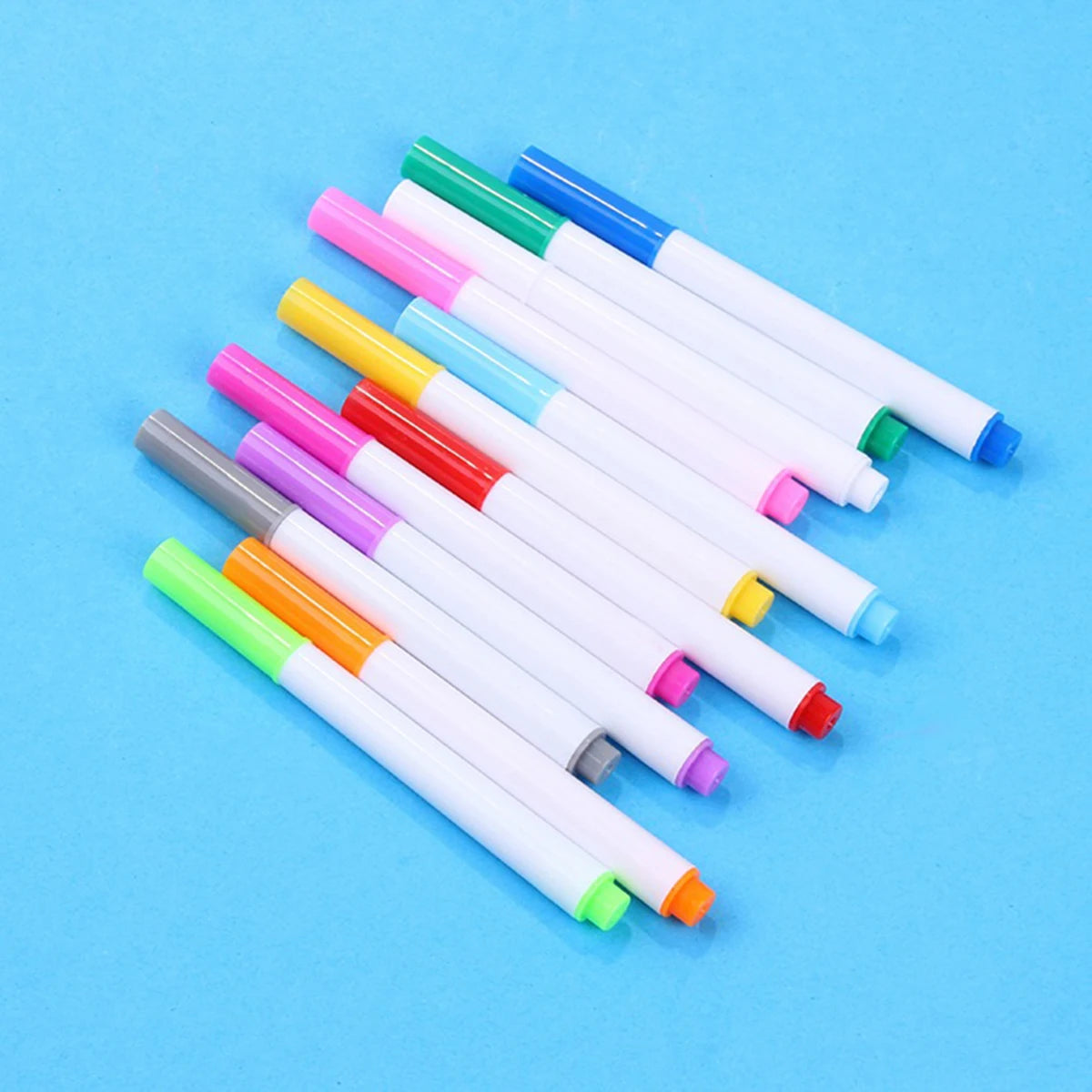Liquid Chalk Erasable Pen 3-100Pcs White Marker for Glass Windows Blackboard Chalkboard Whiteboard Marker Drawing Chalk Pens Beauty World Shop