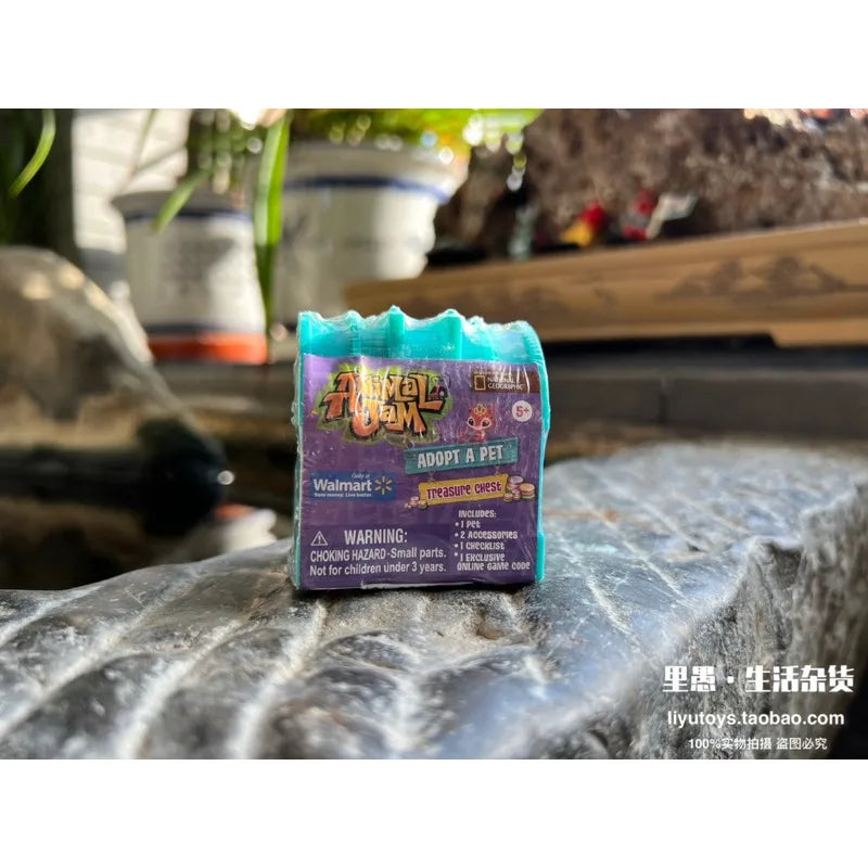 Genuine Animal Jam Blind Box Cute Kawaii Adopt A Pet Animals Doll Treasure Chest Collection Toy Model Kids Gifts Beauty World Shop