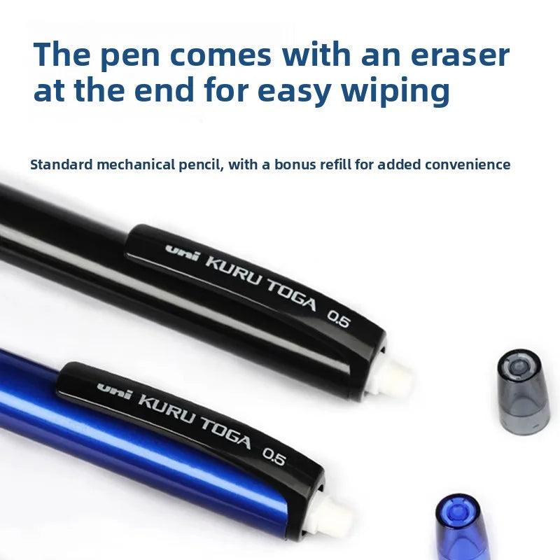 Janpan UNI Kuru Toga Mechanical Pencil M5-452 Drawing Pencil 0.5mm Low Center of Gravity Automatic Rotation School Supplies Beauty World Shop