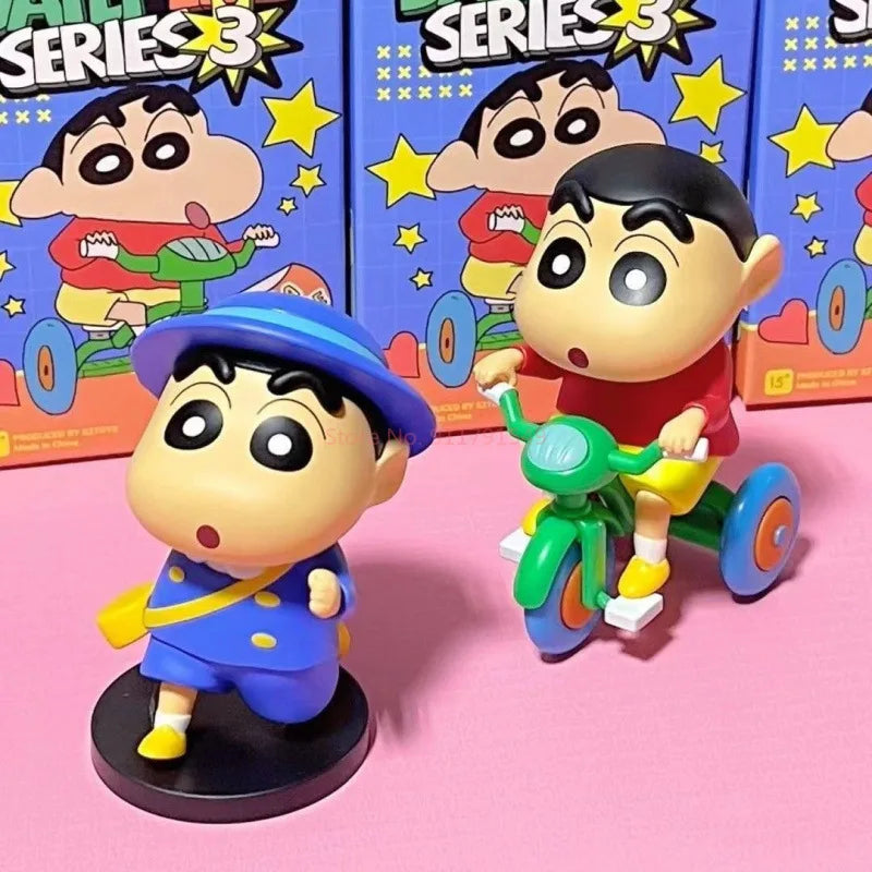 Anime Crayon Shin chan Blind Box Daily Life Series 3rd Generation Blind Box Doll Toy Series Model Handmade Ornament Toy Gift Beauty World Shop