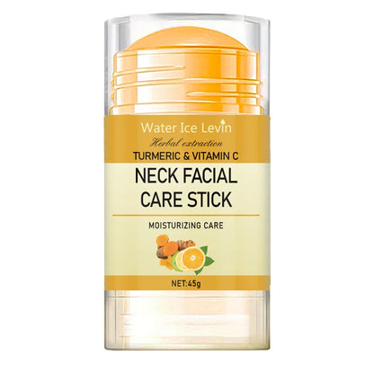 Turmeric & Vitamin C Neck Care Stick, Moisturizes with Herbal Extracts for Smooth, Glowing, Elastic Neck Skin Beauty World Shop
