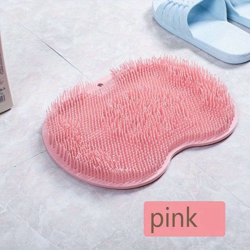 Exfoliating Foot Brush and Back Scrubber Anti-Slip Suction Cup - Deep Cleansing and Exfoliating Tool for Body Dirt Removal Beauty World Shop
