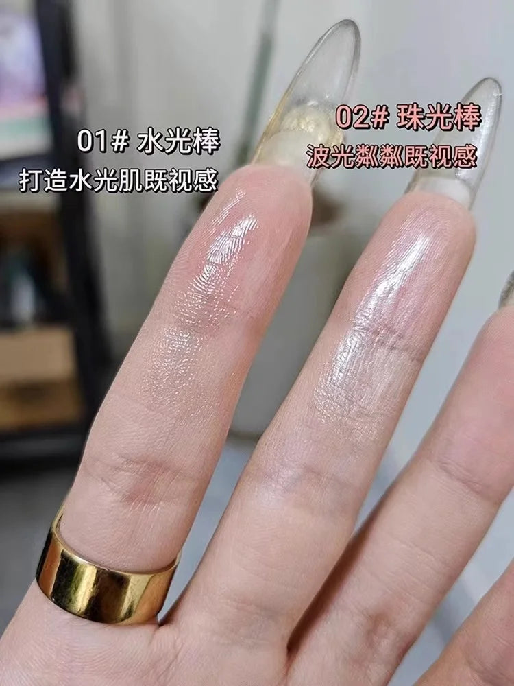 High Gloss Stick Highlighter Blush Water Light Shimmer Waterproof Face Contour Illuminator Brighten Contouring Rouge Beauty World Shop