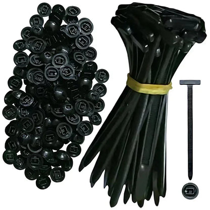 Cable tie buckle fixed through the core nail cable tie buckle mudguard fender inner lining trunk buckle Beauty World Shop