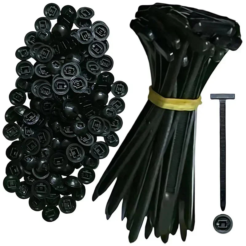Cable tie buckle fixed through the core nail cable tie buckle mudguard fender inner lining trunk buckle Beauty World Shop