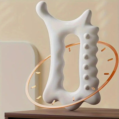 Ergonomic Versatile Handheld Gua Sha Board for Face & Body - Non-Ceramic, Gua Sha Massage Tool, Relaxation and Beauty Massager Beauty World Shop